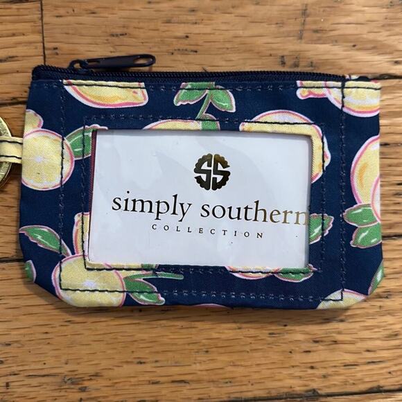 NEW Simply Southern Key Ring Wallet Lemons New with tags - Picture 3 of 3